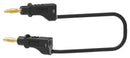 Tenma 72-13856 Test Lead 4mm Stackable Banana Plug 70 VDC 36 A Black 250 mm