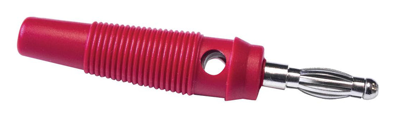 Mueller Electric BU-32616-2 Banana Test Connector Plug Cable Mount 24 A 60 VDC Nickel Plated Contacts Red