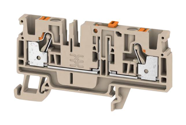 Weidmuller 2429850000 DIN Rail Mount Terminal Block 2 Ways 26 AWG 12 4 mm&sup2; Push In 24 A