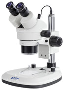 Kern OZL 466 Microscope Stereo Trinocular Pillar Style 0.7X / 4.5 X Magnification OZL-46 Series