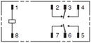 Omron G2RL-24-CF DC5 G2RL-24-CF DC5 General Purpose Relay G2RL Series Power Non Latching Dpdt 5 VDC 8 A