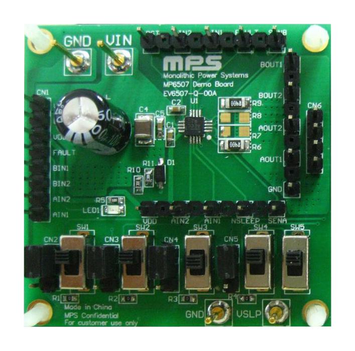 Monolithic Power Systems (MPS) EV6507-Q-00A EV6507-Q-00A Evaluation Board MP6507GQ Management Motor Driver Stepper - Bipolar