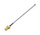 Taoglas CAB.628 RF / Coaxial Cable Assembly SMA RP Bulkhead Jack to 90&deg; Mhfi Plug 1.13mm 50 ohm 3.7 " 95 mm