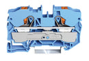 Wago 2210-1204 DIN Rail Mount Terminal Block 2 Ways 20 AWG 6 10 mm&sup2; Push In 57 A