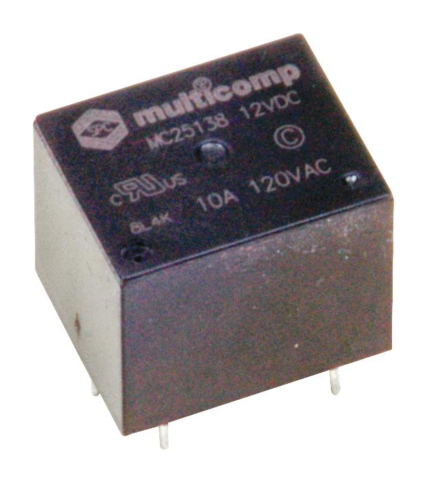 Multicomp MC25139 Power Relay Spdt 24 VDC 10 A MC25 Series Through Hole