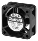 SANYO DENKI - SANACE FANS 109P0412D602 Axial Fan, 12 VDC, DC, 40 mm, 20 mm, 42 dBA, 10.9 cu.ft/min