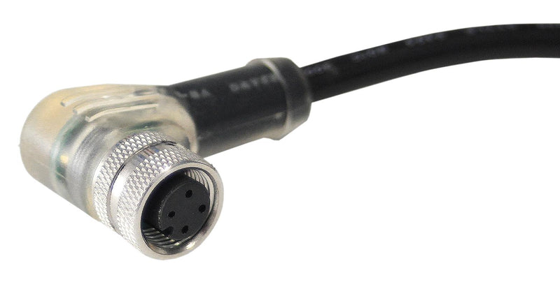 Bulgin Limited PXPPNP12RAF04ACL010PVC PXPPNP12RAF04ACL010PVC Sensor Cable 90&Acirc;&deg; M12 Receptacle Free End 4 Positions 1 m 3.3 ft PXP