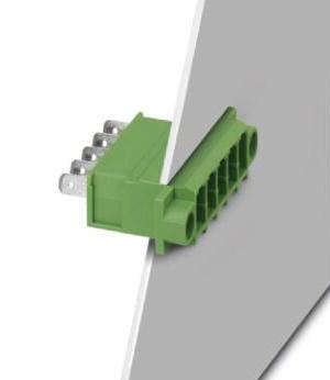 Phoenix Contact DFK-PC 4/ 3-G-762-FS48 Terminal Block Header 7.62 mm 3 Ways 15 A 400 V Quick Connect Vertical