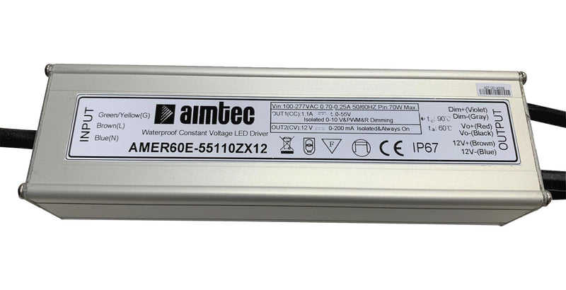 Aimtec AMER60E-55110ZX12 LED Driver Constant Current 60.5W