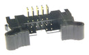 Multicomp PRO MP008666 Pin Header Wire-to-Board 2 mm Rows 10 Contacts Through Hole Right Angle MCP 2MM RA