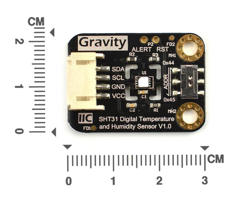 Dfrobot SEN0334 SEN0334 Digital Temperature and Humidity Sensor Gravity SHT31-F Arduino/micro:bit/ESP32 Boards