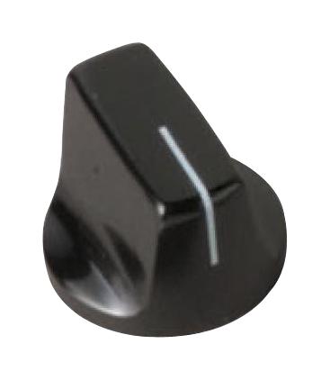 Davies Molding 1510BC Control Knob TPE D Shaft 19.1MM