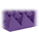 Auralex 4" Studiofoam Pyramid-24 (Purple) - 24" x 48" x 4" Acoustic Absorption/Diffusion Panel - 6 Pieces
