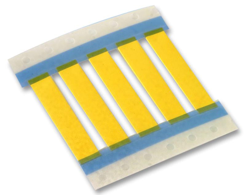 RAYCHEM - TE CONNECTIVITY TMS-SCE-1/4-2.0-4 Wire Marker, TMS SCE Thin Wall, Heat Shrinkable Sleeve, PO (Polyolefin), Yellow, 6.35mm x 50mm