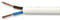 PRO POWER PP-3182Y-1.50MMWHT Multicore Unscreened Cable, White, 2 Core, 1.5 mm&sup2;