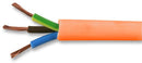 PRO POWER 3183Y-2.50MMORN100M Multicore Unscreened Cable, Flexible, Orange, 3 Core, 2.5 mm&sup2;, 328 ft, 100 m