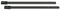 PRO POWER BC46-360 Cable Tie, Coated, Stainless Steel, Black, 360 mm, 4.6 mm