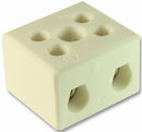 CAMDENBOSS CHTB16/2N Panel Mount Barrier Terminal Block, 2 Ways, 17.5 mm, 76 A