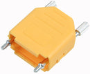 MH CONNECTORS MHDPPK9-Y-K D Sub Backshell, Yellow, MHDPPK Series, DE, 180&deg;, Nylon (Polyamide) Body