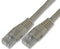 TUK SP2GYB Network Cable, RJ45 Plug, RJ45 Plug, 6.6 ft, 2 m, Grey