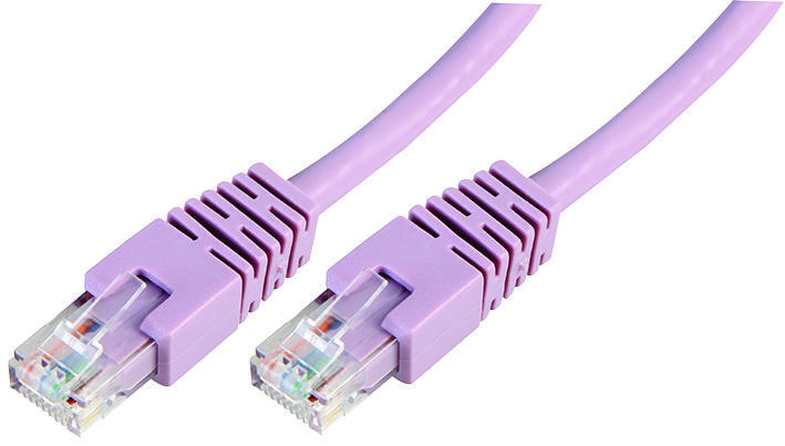 PRO SIGNAL PS11195 RJ45 Male to Male Cat6 UTP Ethernet Patch Lead, 10m Violet