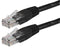 PRO SIGNAL PS11074 1m Black Cat 5e Patch Cable