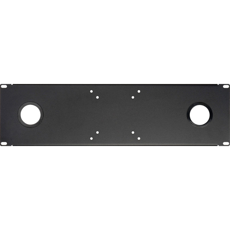 Delvcam ULCD-2 Universal LCD Rackmount with Two 5/8" Grommets (Black)