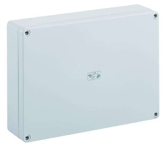 SPELSBERG 110-411 Non Metallic Enclosure, IP66, NEMA 4X, Industrial, PS (Polystyrene), IP66, NEMA 4X, 63 mm, 180 mm