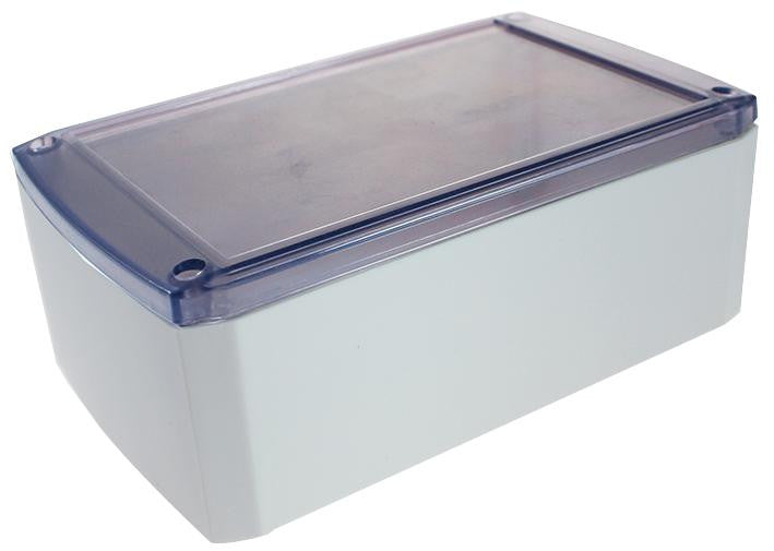 CAMDENBOSS CSACTT006 IP54 ABS Enclosure with Transparent Polycarbonate Lid - 220x140x90mm