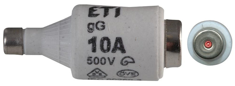 MULTICOMP 2312404 Fuse, Industrial / Power, Class gG / gL, 10 A, 500 VAC, 400 VDC, 22mm x 50mm, 0.87" x 1.97"