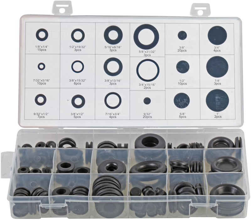 DURATOOL D01889 Grommet Assortment - 125 Piece