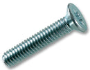 DURATOOL CP3M12 Machine Screw, M3, Steel, 12 mm, Bright Zinc, Flat / Countersunk Head Pozidriv