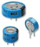 VISHAY MAL219612104E3 Supercapacitor, EDLC, 0.1 F, 5.5 V, Radial Leaded, 196DLC Series, +80%, -20%