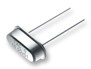 TXC 9B-22.1184MEEJ-B Crystal, 22.1184 MHz, Through Hole, 11.5mm x 5mm, 10 ppm, 18 pF, 10 ppm, 9B Series