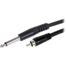 General Brand EXF Series 1/4" Phone Male to RCA Male Audio Cable - 6'