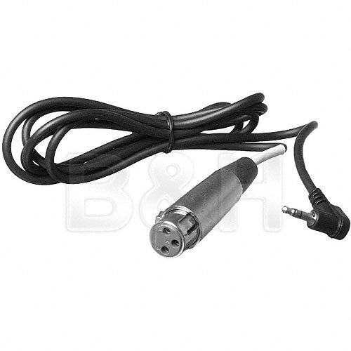 Hosa Technology Stereo Mini Angled Male to 3-Pin XLR Female Cable - 5'