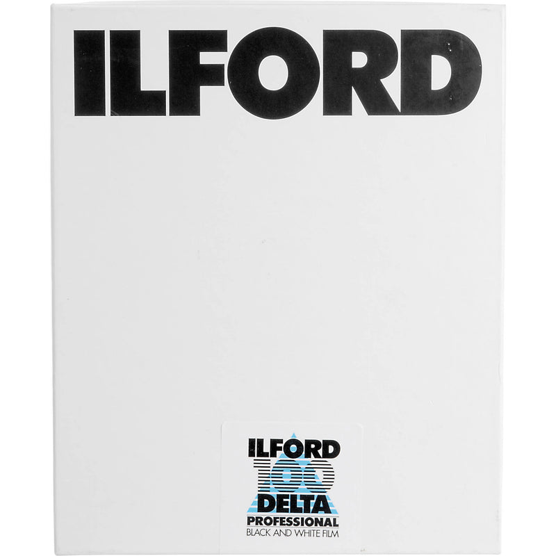 Ilford Delta-100 Professional 4x5" 25 Sheets B&W Print (Negative) Film (ISO-100)