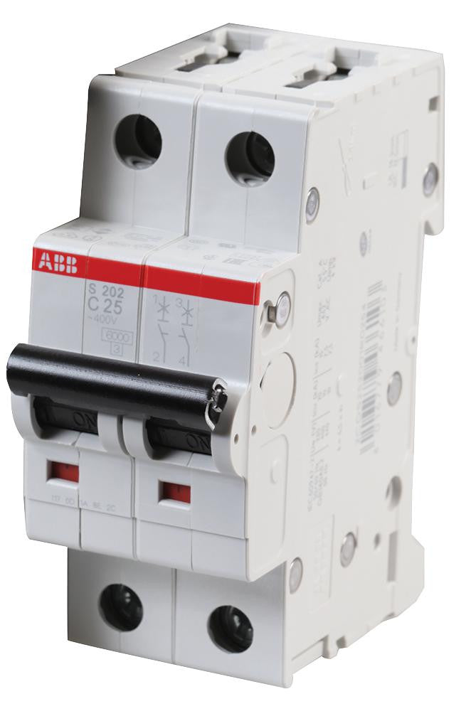 ABB S202-C25 25A DP Type C MCB