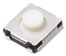 PANASONIC ELECTRONIC COMPONENTS EVQQ2D03W Tactile Switch, Non Illuminated, 15 V, 20 mA, 0.5 N, Solder