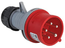 MK K9015 RED 16A 415V 3P+N+E MK Commando Plug, IP44 Red