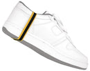 VERMASON 249205 Black & Yellow Disposable Heel Foot Grounders - 100 Pack