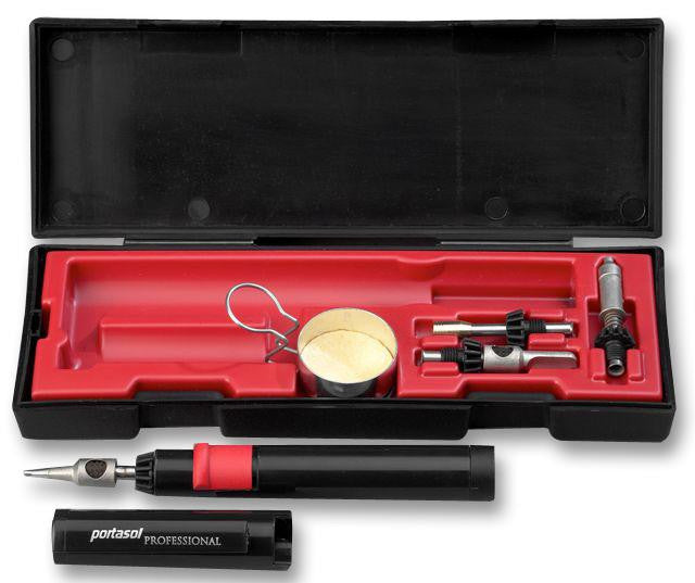 PORTASOL PORTASOL PROFESSIONAL Soldering Iron, Gas Powered, Adjustable Power, Self Ignition