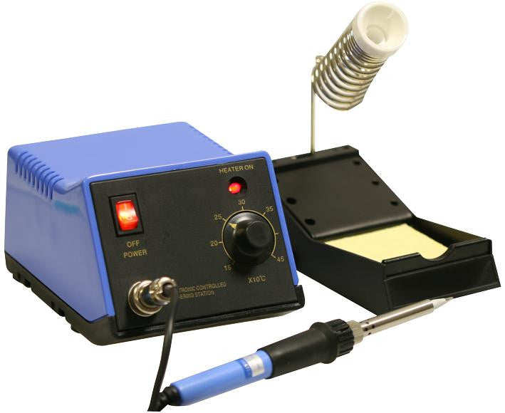 DURATOOL D01842 SOLDERING STATION, 48W, 230VAC