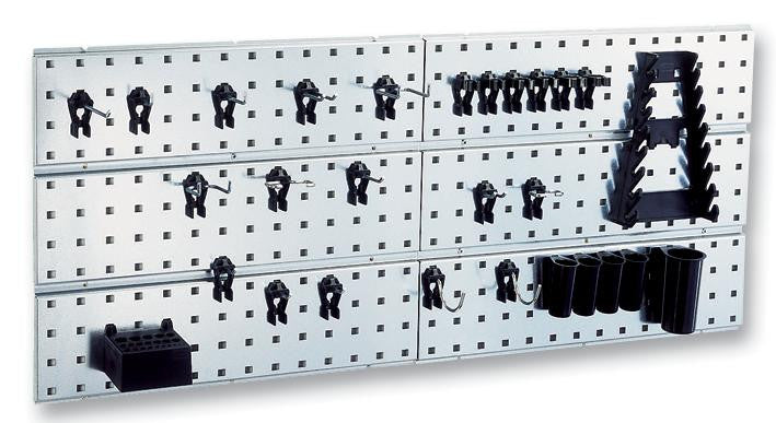 RAACO 109659 Tool Wall Panels, x3 with 44 Clips