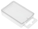 DURATOOL B2 STORAGE BOX, 1 COMPARTMENT, TRANSPARENT