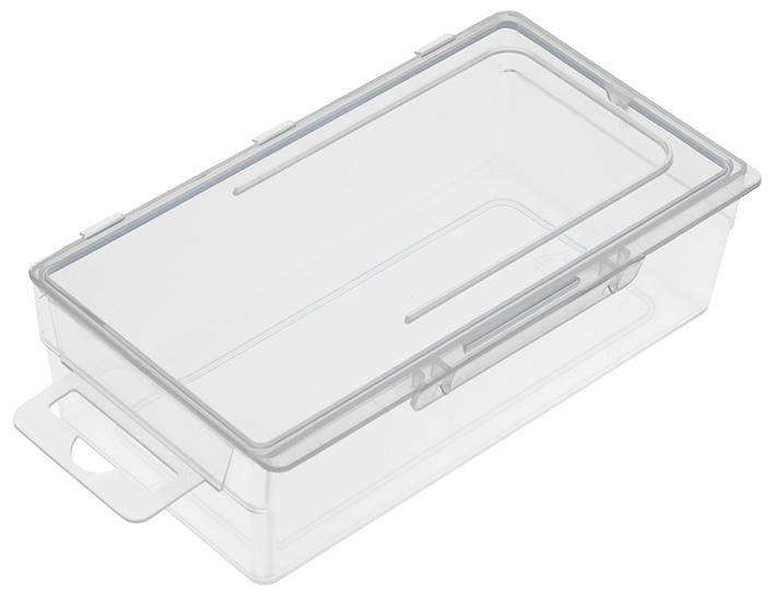 DURATOOL D2 STORAGE BOX, 1 COMPARTMENT, TRANSPARENT