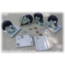SKB 3SKB-CAST1 Caster Plate and Wheel Kit - for SKB Military Standard 3R Roto Molded Cases