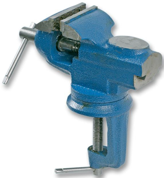 DURATOOL D00099 60mm x 25mm Swivel Table Vice with Anvil