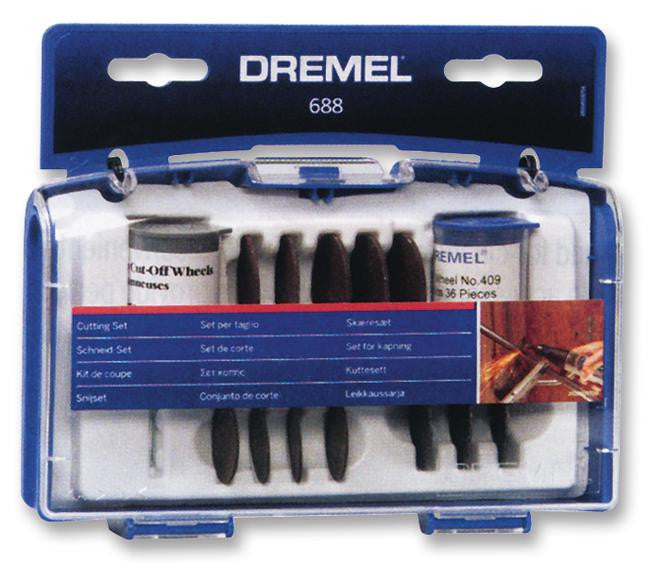 DREMEL 26150688JA Cutting Set Assortment with 68 Cut Off Wheels