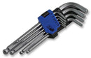 DURATOOL D00595 Ball-End Imperial Hex Key Set 9 Pcs